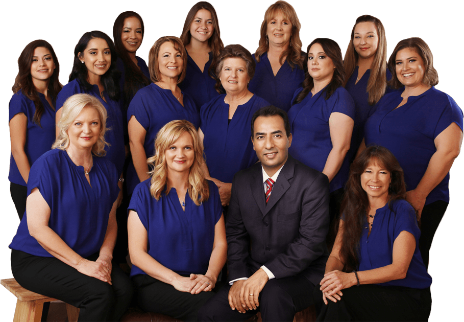 Dr Danesh and staff